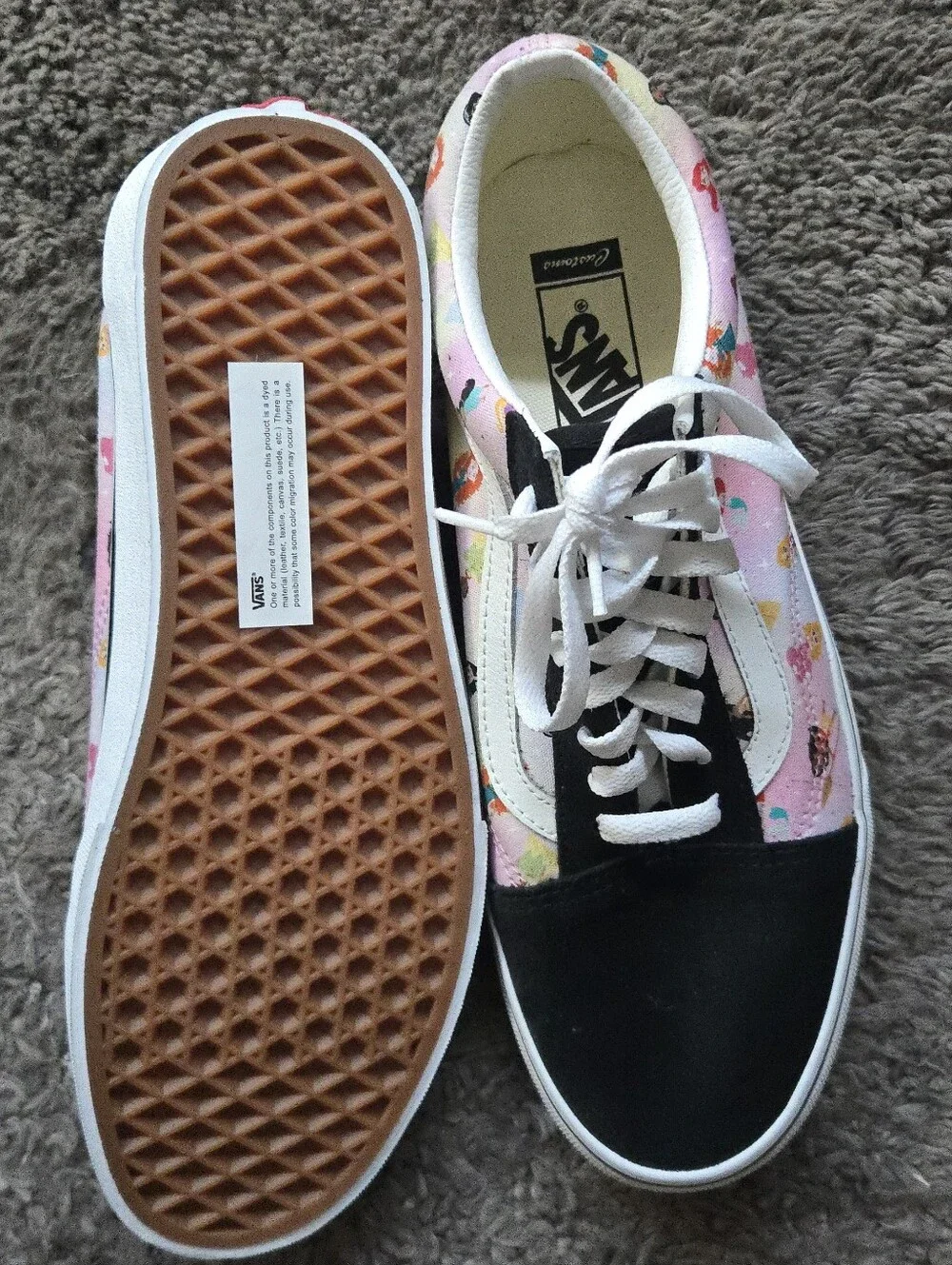 Vans Old Skool Disney Princess Women Size 11 Custome Canvas Print 072026 - Picture 5 of 8